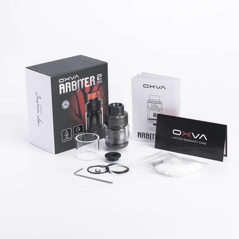 oxva arbiter 2 tank black